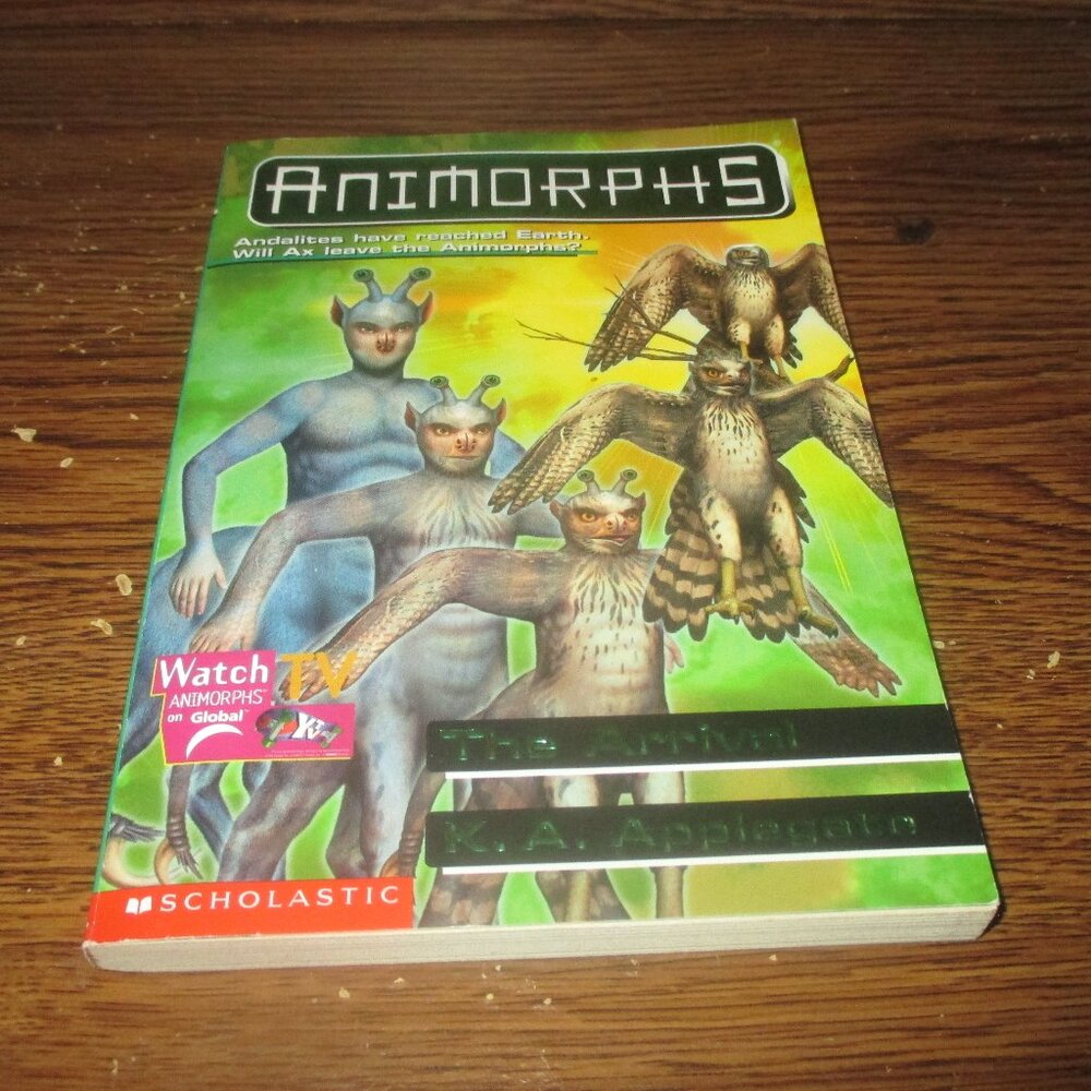 Animorphs 38 The Arrival by Applegate, Scholastic 1st Printing, Science Fiction